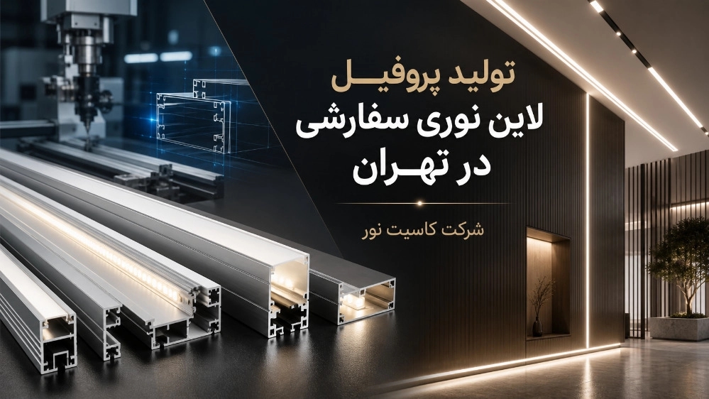 تولید و سفارش عمده پروفیل لاین نوری سفارشی در تهران تولید و سفارش عمده پروفیل لاین نوری سفارشی در تهران